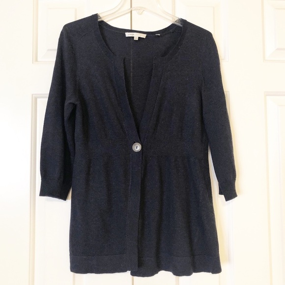 Vince smoky blue cashmere & cotton cardigan. Small - Picture 6 of 9